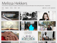 Tablet Screenshot of melissahekkers.com